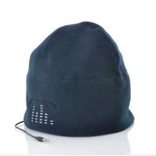 Beanie Hat with Built in Headphones (Blue)