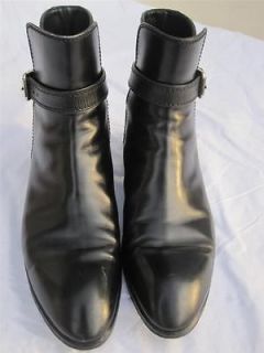 RARE Louis Vuitton Warren Black Calf Epi Leather Jodhpur Ankle Boots