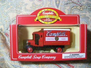 Campbells Soup Company Die Cast Model Delivery Van Truck Fulfillment