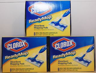 Mop Absorbent Mopping Pads Refill Advanced Floor Cleaner (3 8 Pack