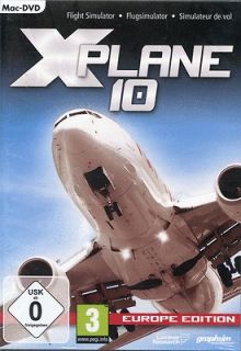 Plane 10 Flight Simulator for Mac OS X Europe Edition New