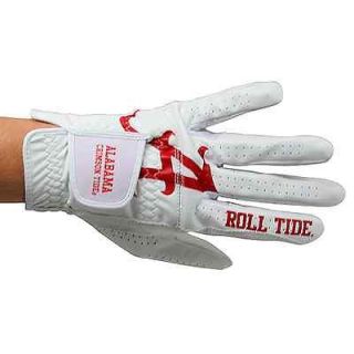 Alabama Crimson Tide Golf Glove   White