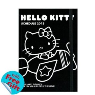 2013 Hello Kitty Schedule Book Daily Planner Agenda Diary Black B6