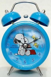 Peanuts Snoopy Children Desktop Alarm Clock Bell,Light
