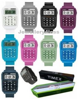 Timex 80 Retro Calculator 80s Digital Watch INDIGLO ® unisex alarm