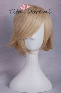 SOUL EATER Patty Short Pale Blonde Cosplay Wig costume short party