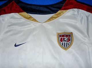 New Nike USA team soccer shirt women jersey long sleeve gold navy