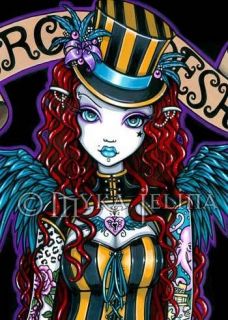 Fairy Steampunk Couture Circus Angel OOAK ACEO Layla CU