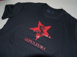 Shirt with SEPULTURA logo all sizes of T SHIRT GOOD QUALITY