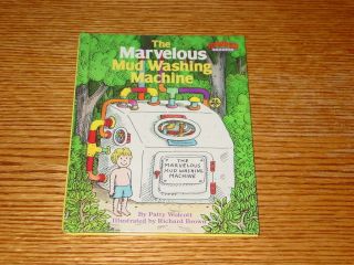 The Marvelous Mud Washing Machine SIGNED Patty Wolcott HB 1991 1st