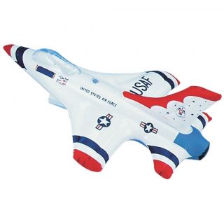 24 Inflatable Thunderbird Jet   Airplane Inflate Toy & Decoration