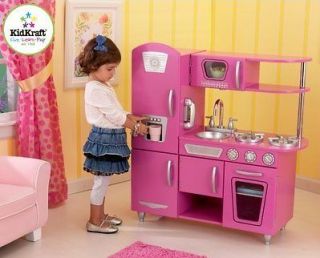 Bubblegum Retro Vintage Pretend Play Kids Wooden Kitchen  53220