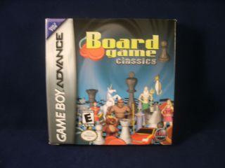 GBA Game Boy Advance   Board Game Classics CIB Complete in Box