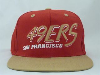 NFL San Franscisco 49ers Two Tone Snapback by Vintage NFL Apparel