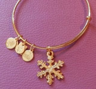 Newly listed Alex and Ani Snowflake Bracelet Limited Edition Rare Gold