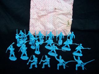set of 20 Heritage Battle of the Alamo Mexican soldiers  in bag