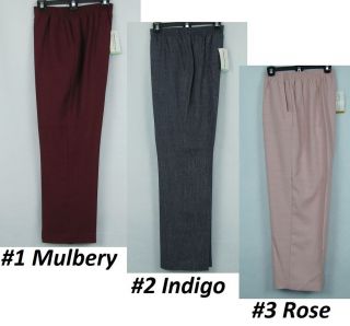 Alfred Dunner Pull On Mulberry Street Womens Pants Reg, Plus, Petites