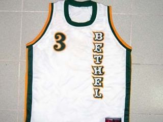 ALLEN IVERSON BETHEL HIGH SCHOOL WHITE JERSEY NEW ANY SIZE