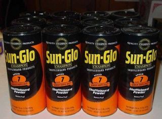 Pound Cans of Sun Glo Speed 7 Bowler Shuffle Alley Shuffleboard Wax