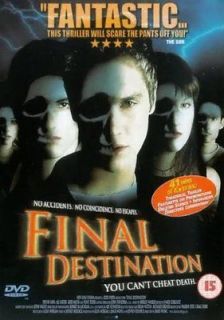 Final Destination DVD Devon Sawa, Ali Larter, Kerr Smith, Kristen