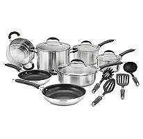 Cuisinart Classic Stainless Steel 15 pc Cookware Set Bonded Base