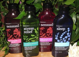 Bath Body Works Aromatherapy Massage Oil Sensual/Stress/Sleep Assorted