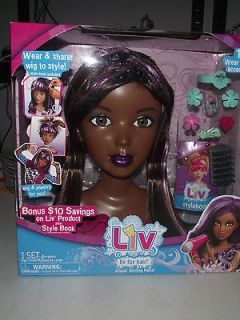 NIB LIV FOR HAIR ALEXIS STYLING HEAD W/ A WEAR & SHARE WIG TO STYLE