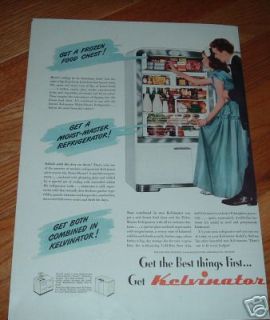 1946 Kelvinator Refrigerator Ad