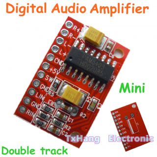 3W×2 Mini Digital power Audio Amplifier Board USB DC 5V Power Supply