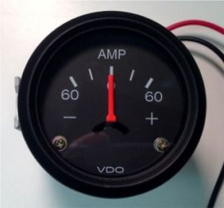 New 60A Ampere Current or AMP gauge, VDO type, 2/52mm