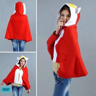 HT Anime Pokemon Altman Keep warm COSTUME Blanket Hooded Tippet opera