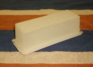 Vintage Tupperware 1/4 Pound (1 stick) BUTTER DISH & COVER Sheer