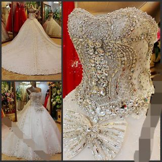 luxury wedding dress swarvoski crystal cymbeline empire elie saab