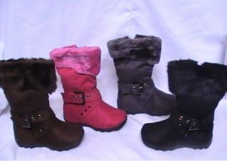 Girl Suede Boots w/Fur (AMY 2) TODDLER