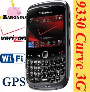 RIM Blackberry 9330 Curve 3G Cell Phone Verizon Page Plus No Contract