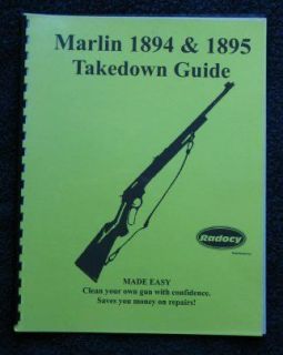 Marlin 1894 , 1895 Rifles Assembly Dis. Guide Radocy