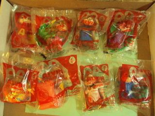 MCDONALDS 2011 ALVIN AND THE CHIPMUNKS TOYS THE MOVIE HAPPY MEAL SET 1