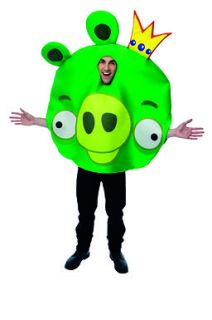Green King Pig Angry Birds Adult Halloween Costume