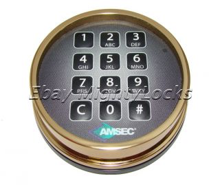 AMSEC Electronic Digital Keypad ESL10XL Safe Lock Replace S&G LA GARD