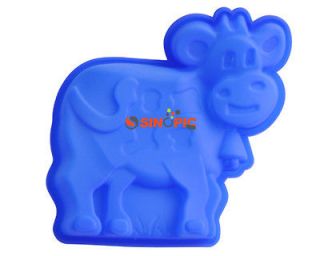NEW COW shape SILICONE BAKING MOLD Bake Cake Decorating Pan Cookie