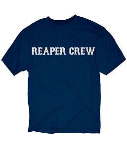 Sons Of Anarchy SOA Reaper Crew Logo T Shirt   BLACK