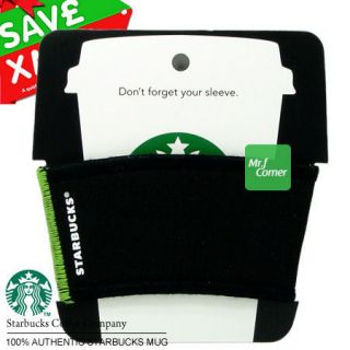 star417 starbucks coffee holder green Reusable cup tumbler sleeve NEW