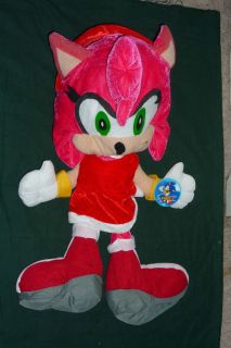 RARE 21 Plush Amy Rose Figure from Sonic The Hedgehogs Sonic X New