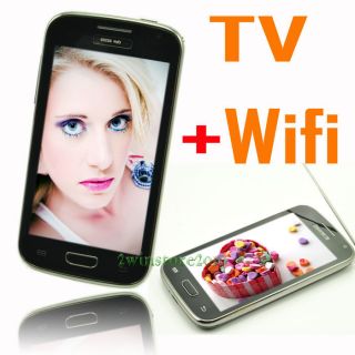 Screen WIFI Cell Phone Dual Sim Mobile Analog TV Camera new Unlocked