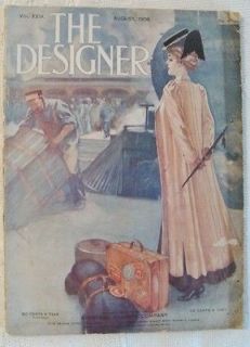 FAB Antique Edwardian Fashion Magazine Book~The Designer~1906~FASHIONS