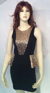NEW WOMENS LADIES SLEEVELESS SEQUIN PEPLUM BODYCON HEART BACK CUT OUT