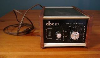 DBX 117 * Decilinear, Stereo Compressor Dynamic Range Expander & Noise