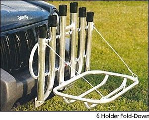 Anglers Fish n Mate 6 Rod Holder Fold Down for Vehicle
