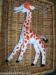 Plush Giraffe Yottoy Orange & White Stuffed Animal 12
