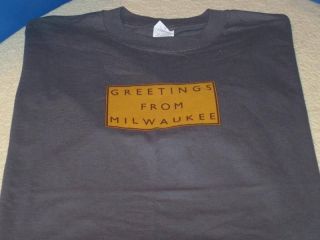 Milwaukee Institute Art Design GREETINGS T Shirt XL New